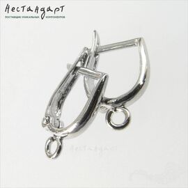 Швензы Flexure Rhodium Plated 15х2 мм (пара)