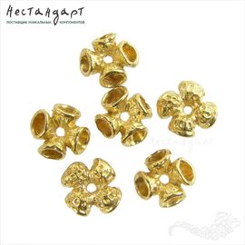 Бусина-рондель Antique Rove латунь 11 мм