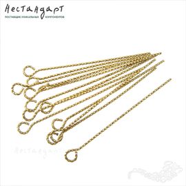 Декоративный пин Twisted Loop 40х0,7 мм (уп. 10 шт)