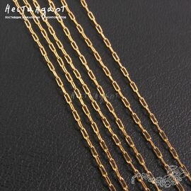 Цепочка фигурная стальная Wispy Gold Stainless Steel 0,8 мм
