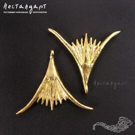 Авторский коннектор Papyrus латунь 34х27 мм