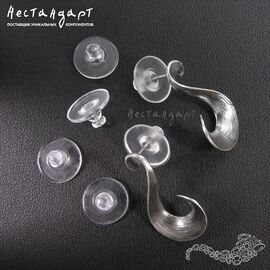 Стопперы-заглушки для пусет Silicone 10x6 мм (10 шт.)