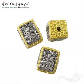 Бусина Bimetal Samurai 18х14 мм