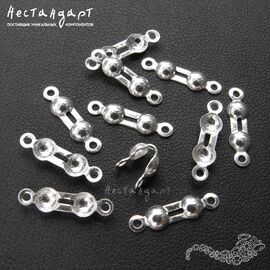 Каллот для узла Sterling Silver 7х3,5 мм