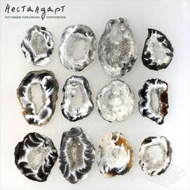 Агат натуральный спил жеоды 18-30 мм