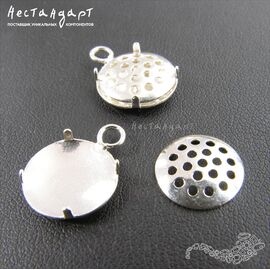 Сеттинг-подвеска Passoire Sterling Silver 16х12 мм