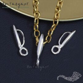 Бейл-держатель для кулона Cane Sterling Silver 15 мм