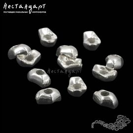 Чашечки для бусин Froissé Sterling Silver 4,7х3,5 мм