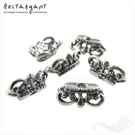 Чашечки для бусин Baroque Jar Sterling Silver 11х7 мм