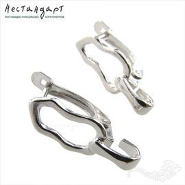 Швензы Morello Rhodium Plated 21х8 мм (пара)