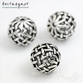 Бусина Gothic Ball Sterling Silver 10 мм
