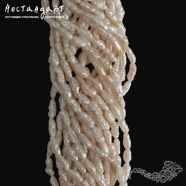 Жемчуг натуральный Baroque Rice 5-8 мм (нить 17 см)