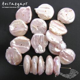 Жемчуг натуральный Divine Peach 17-19 мм