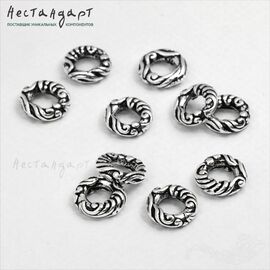 Бусина-спейсер Wave Sterling Silver 6х1,7 мм