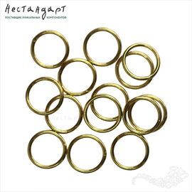 Кольцо соединительное паяное Vermeil Sterling Silver 8х0,8 мм