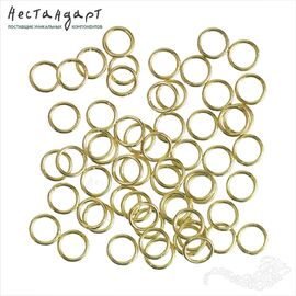 Кольцо соединительное паяное Vermeil Sterling Silver 5х0,7 мм