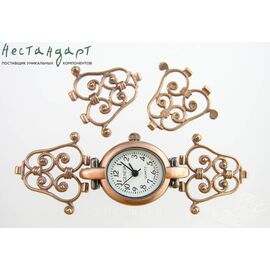 Коннектор Ornament Patina Copper 23х25 мм