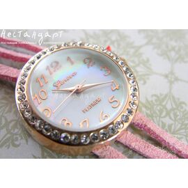 Часы-браслет Geneva Rose Gold Charm цвет розовый