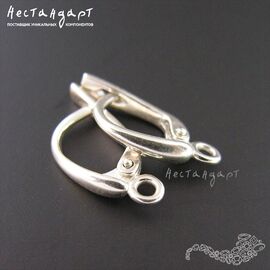 Швензы Classic Style Sterling Silver 15х3 мм (пара)