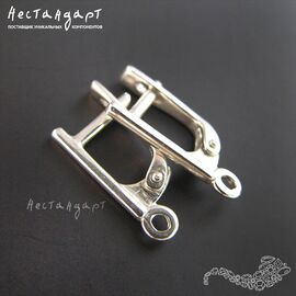 Швензы Thin Line Sterling Silver 17х1,6 мм (пара)