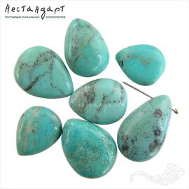 Бирюза натуральная стабилизированная Arizona Briolette Tear 12-17 мм