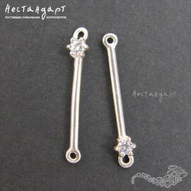 Коннектор Neat Sterling Silver 23 мм
