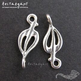 Коннектор Seeds Sterling Silver 15,5х6 мм