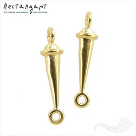 Коннектор Knightly Vermeil Sterling Silver 20х5 мм