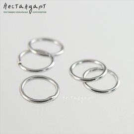 Кольцо соединительное паяное Sterling Silver 4,5х0,7 мм