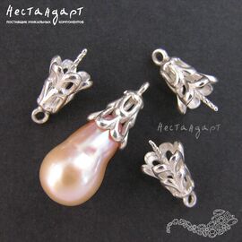 Концевик со штифтом Waterfall Sterling Silver 13 мм