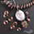 Чашечки для бусин Simple Patina Copper 6х2 мм (уп.10 шт), изображение 2