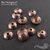 Чашечки для бусин Simple Patina Copper 6х2 мм (уп.10 шт), изображение 3