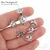 Чашечки для бусин Knightly Lily Silver Plated 12х12 мм, изображение 2