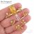 Чашечки для бусин Knightly Lily Gold Plated 12х12 мм, изображение 3