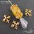 Чашечки для бусин Knightly Lily Gold Plated 12х12 мм, изображение 4