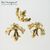 Чашечки для бусин Knightly Lily Gold Plated 12х12 мм, изображение 5