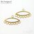 Коннектор-разделитель на 7 нитей Seesaw Vermeil Sterling Silver 25х14 мм, изображение 5