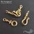 Замок-крючок Knightly Lily Gold Plated 32 мм, изображение 4