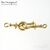 Замок-крючок Knightly Lily Gold Plated 32 мм, изображение 5