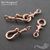 Замок-крючок Knightly Lily Patina Copper 32 мм, изображение 2