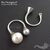 Основа для кольца Teardrop Sterling Silver регулируемая