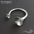 Основа для кольца Teardrop Sterling Silver регулируемая, изображение 3