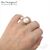 Основа для кольца Teardrop Sterling Silver регулируемая, изображение 4