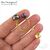 Основа для кольца Teardrop Vermeil Sterling Silver регулируемая, изображение 2