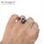 Основа для кольца Teardrop Vermeil Sterling Silver регулируемая, изображение 5