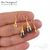 Подвеска со штифтом Teardrop Vermeil Sterling Silver 16 мм, изображение 2