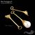 Подвеска со штифтом Elvish Vermeil Sterling Silver 31х8 мм