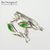 Швензы Fiore Chromdiopside Sterling Silver 14,5х5 мм (пара), изображение 4