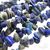 Лазурит натуральный галтовка 6-12 мм (нить 20 см), изображение 4