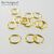 Кольцо соединительное разъемное Vermeil Sterling Silver 5х0,8 мм